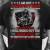 I am not a perfect man but my family love me and I love them - American veteran, evil skull army