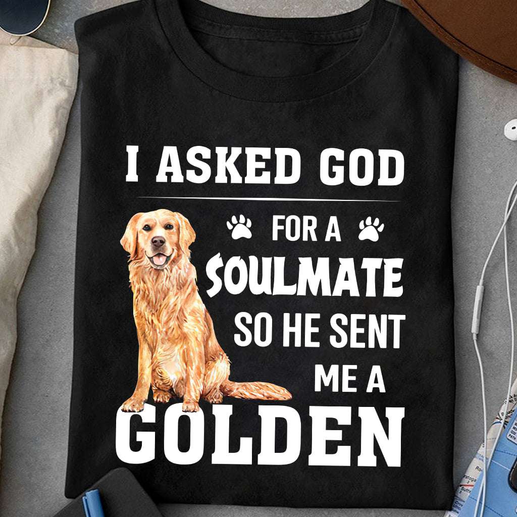 I asked god for a soulmate so he sent me a golden - Golden dog