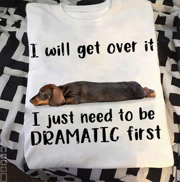 I will get over it I just need to be dramatic first - Dachshund dog, dog lover