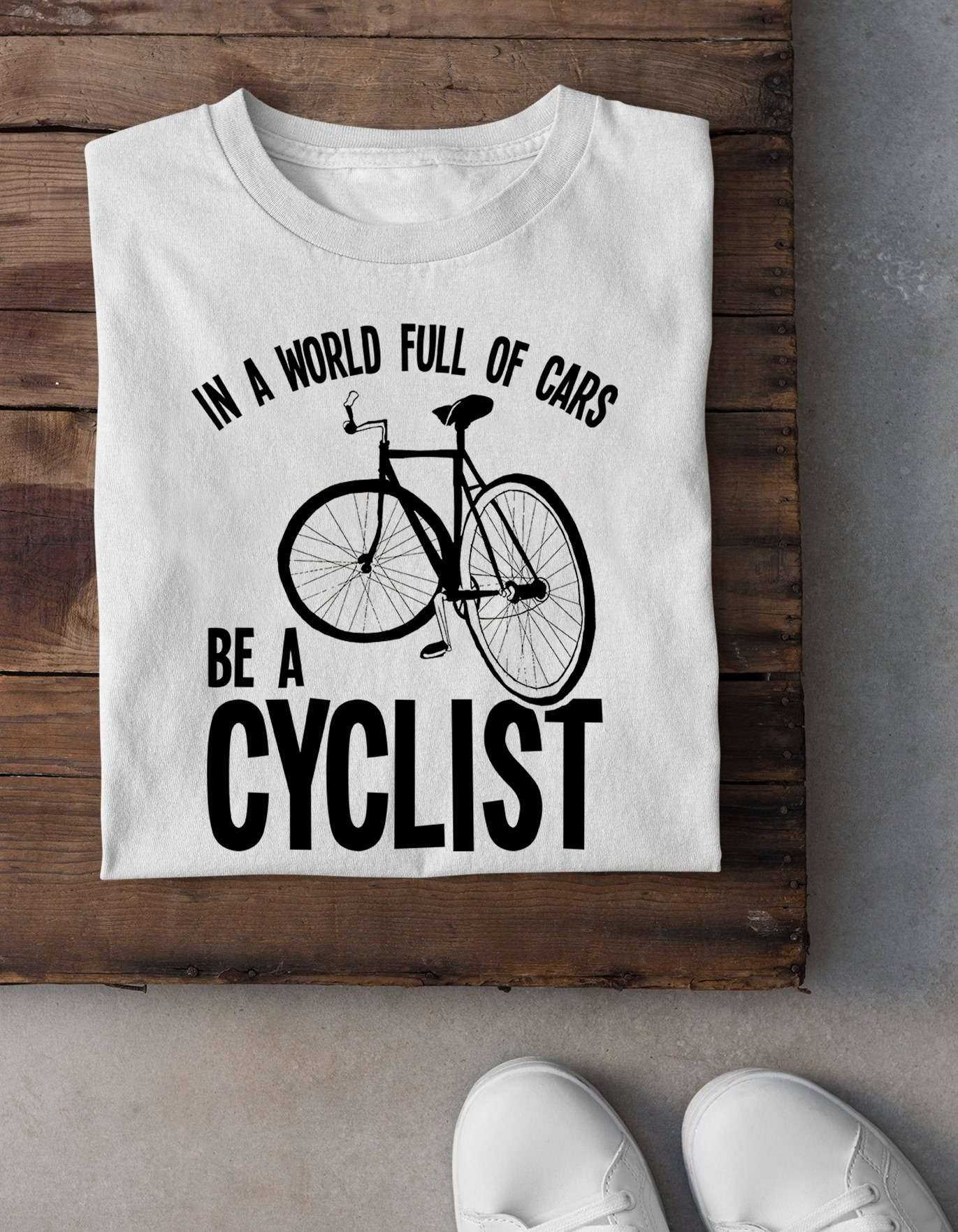 In a world full of cars be a cyclist - Life behind bar, love cycling