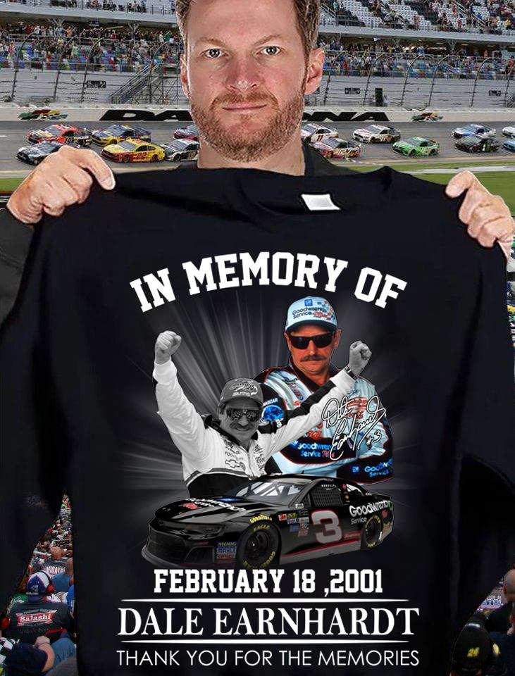 In memory of Dale Earnhardt February 18, 2001 - Formula one racer, famous racer