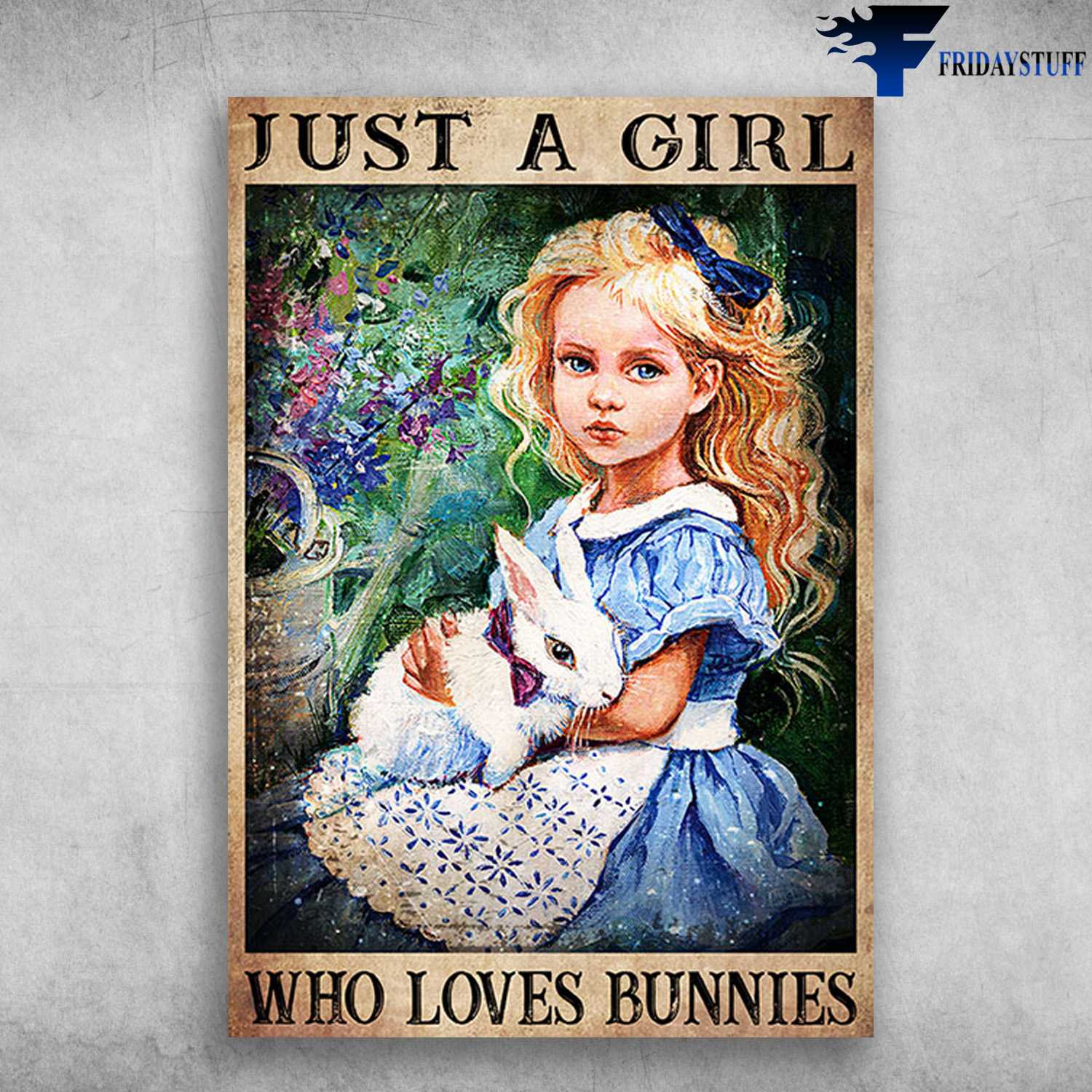 Little Girl Rabbit - Just A Girl, Who Love Bunnies