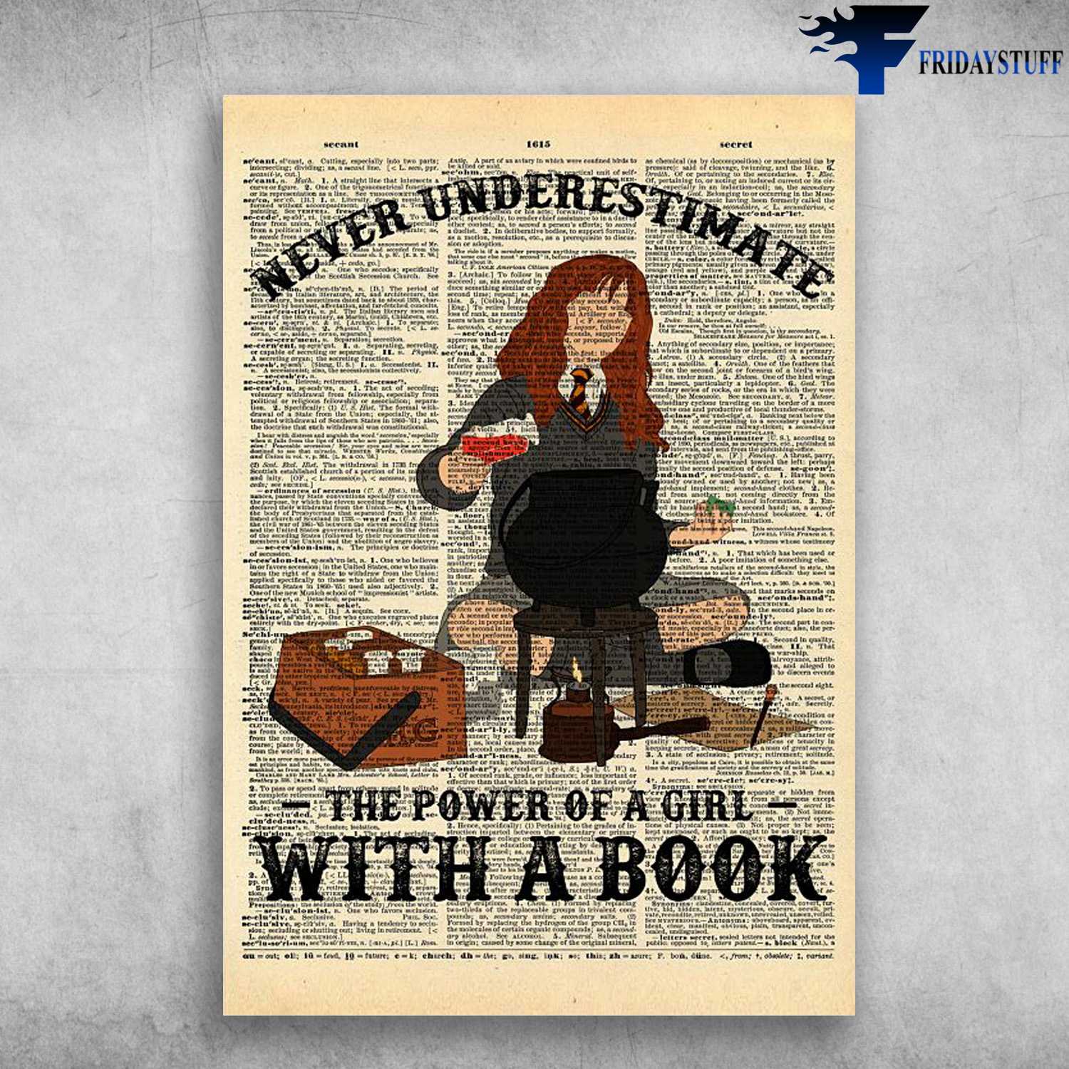 Little Witch - Never Underestimate, The Power Of A Girl With A Book