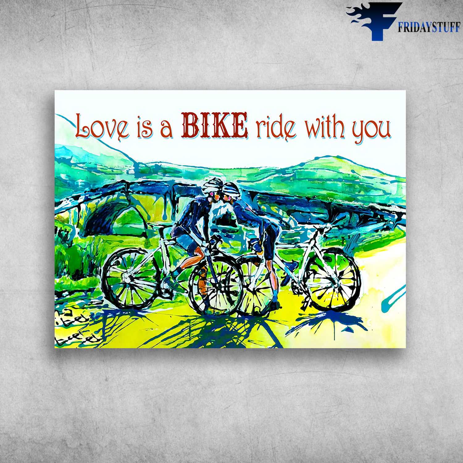 Loving Couple, Biker Lover - Love Is A Bike Ride With You