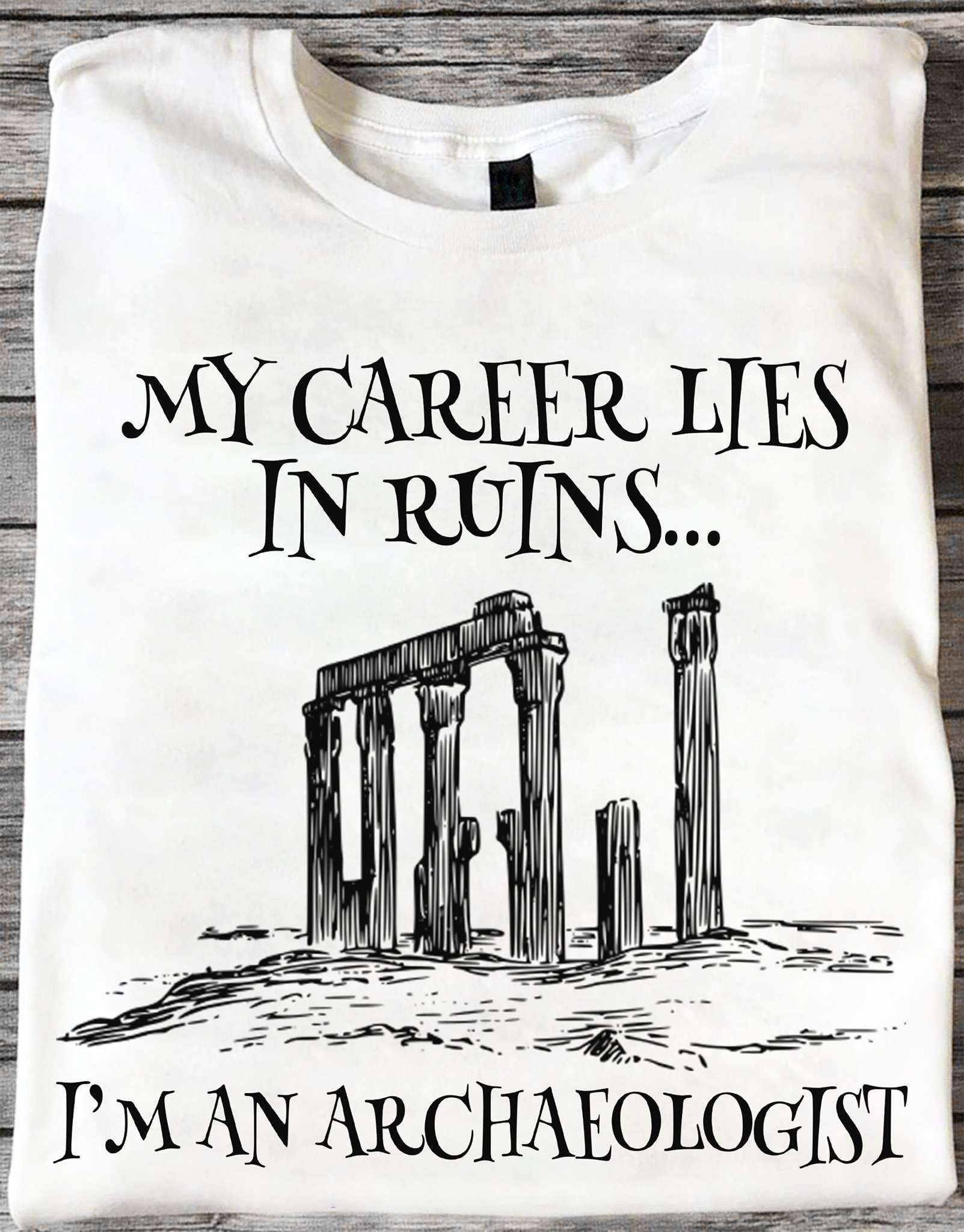 My career lies in ruins - I'm an archaeologist, Archaeologist the job
