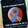 Never underestimate the strength of a diabetes warrior - Diabetes awareness