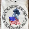 One flag one land one heart one hand - One nation under god, America under God