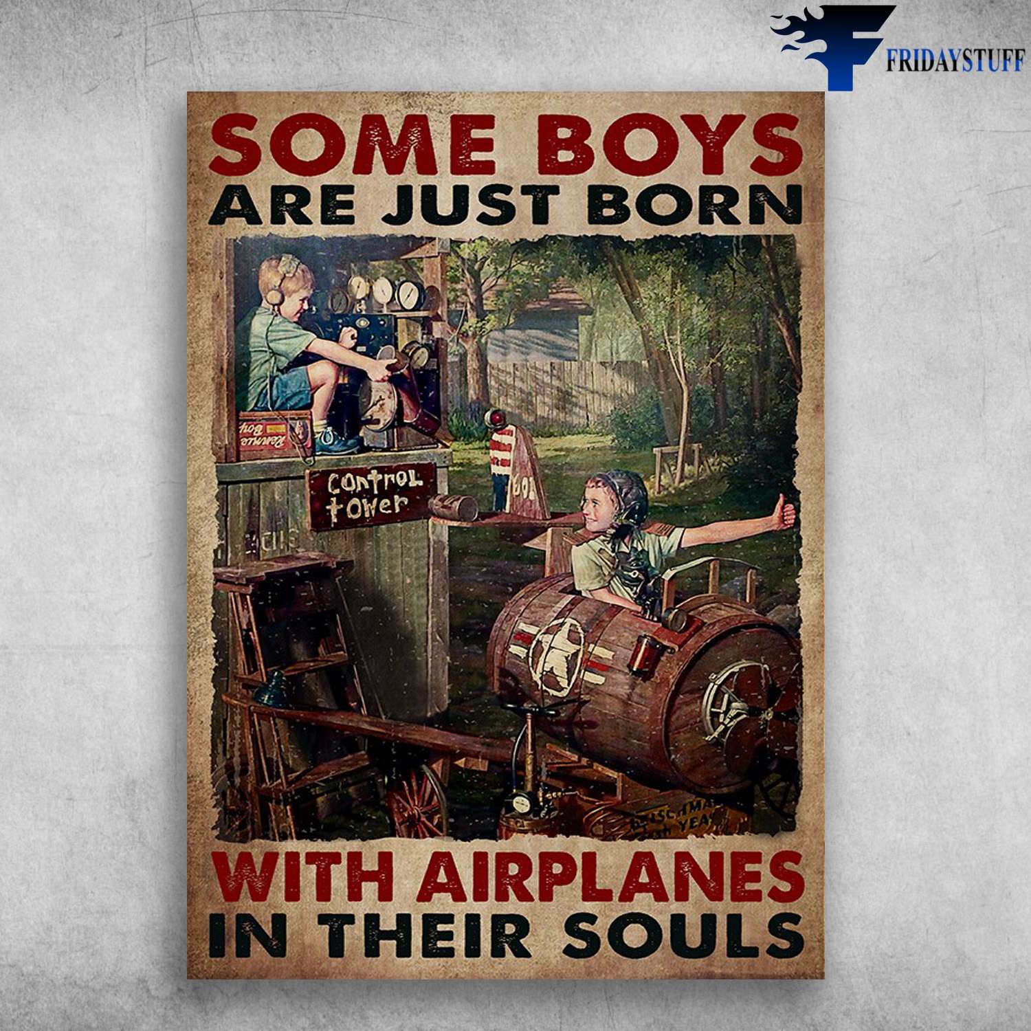 Pilot Kids - Some Boys Are Just Born, With Airplanes, In Their Souls