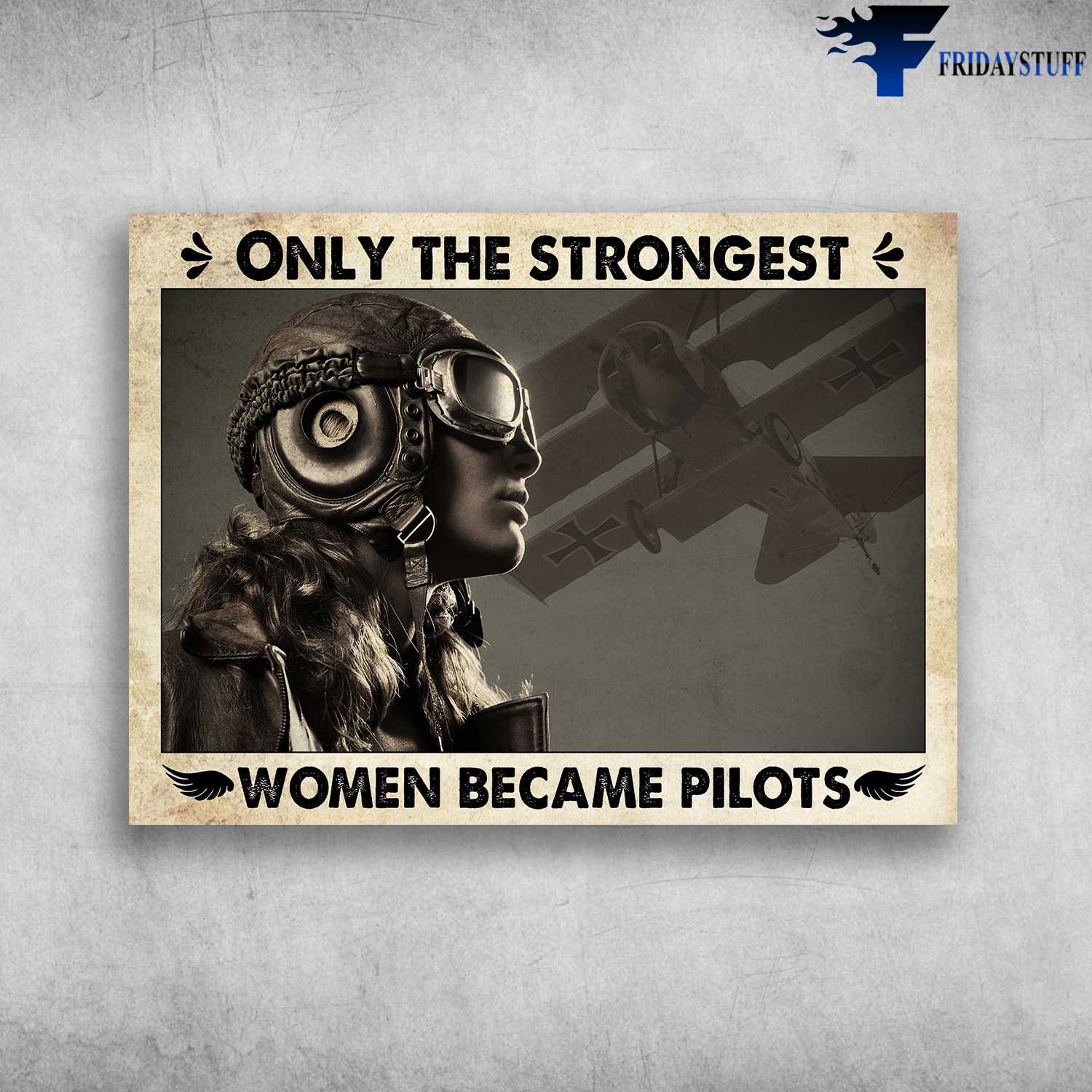 Pilot Woman - Only The Strongest Woman Became Pilots
