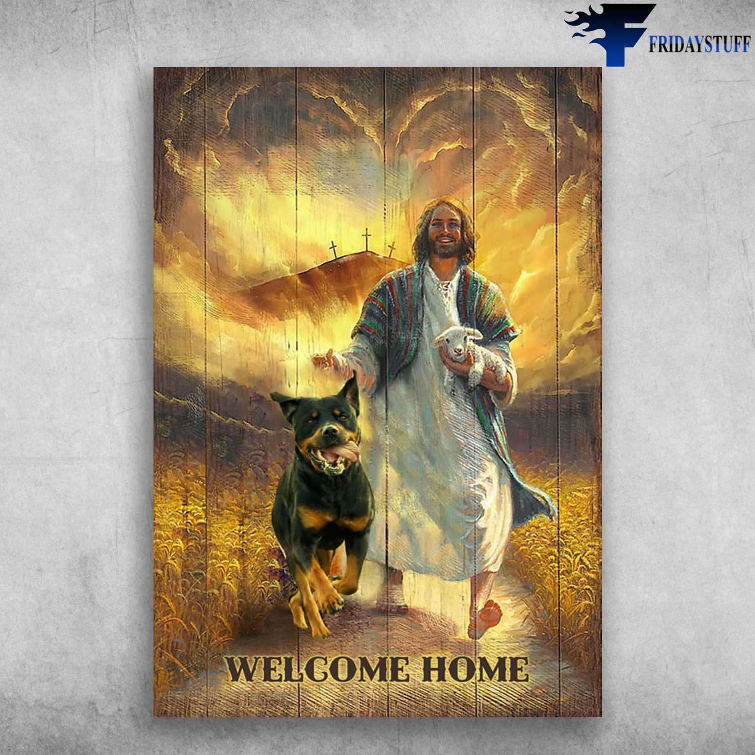 Rottweiler Dog, Rottweiler God - Welcome Home, God Lamb