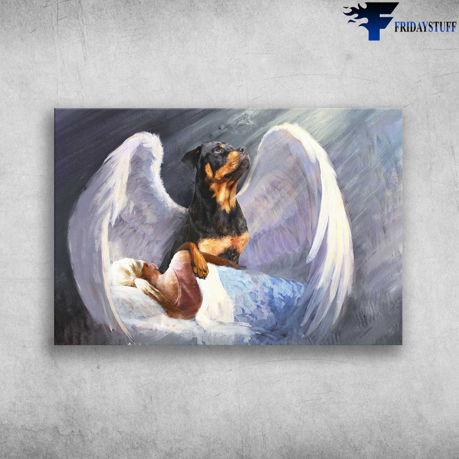 Rottweiler Wings - Angel Dog