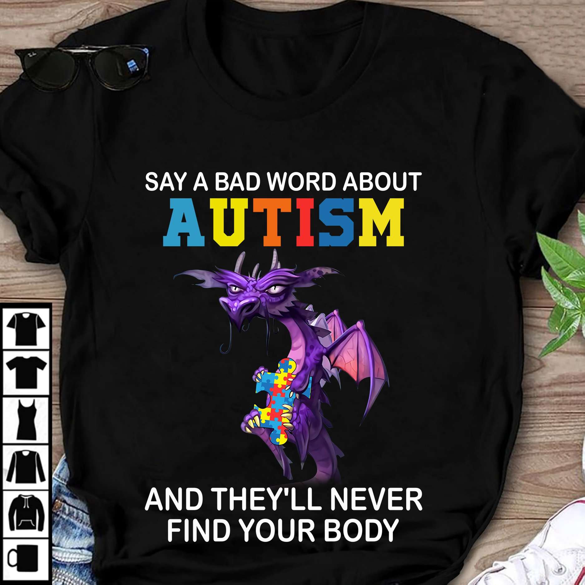 Say a bad word about autism and they'll never find your body - Dragon and autism, autism awareness