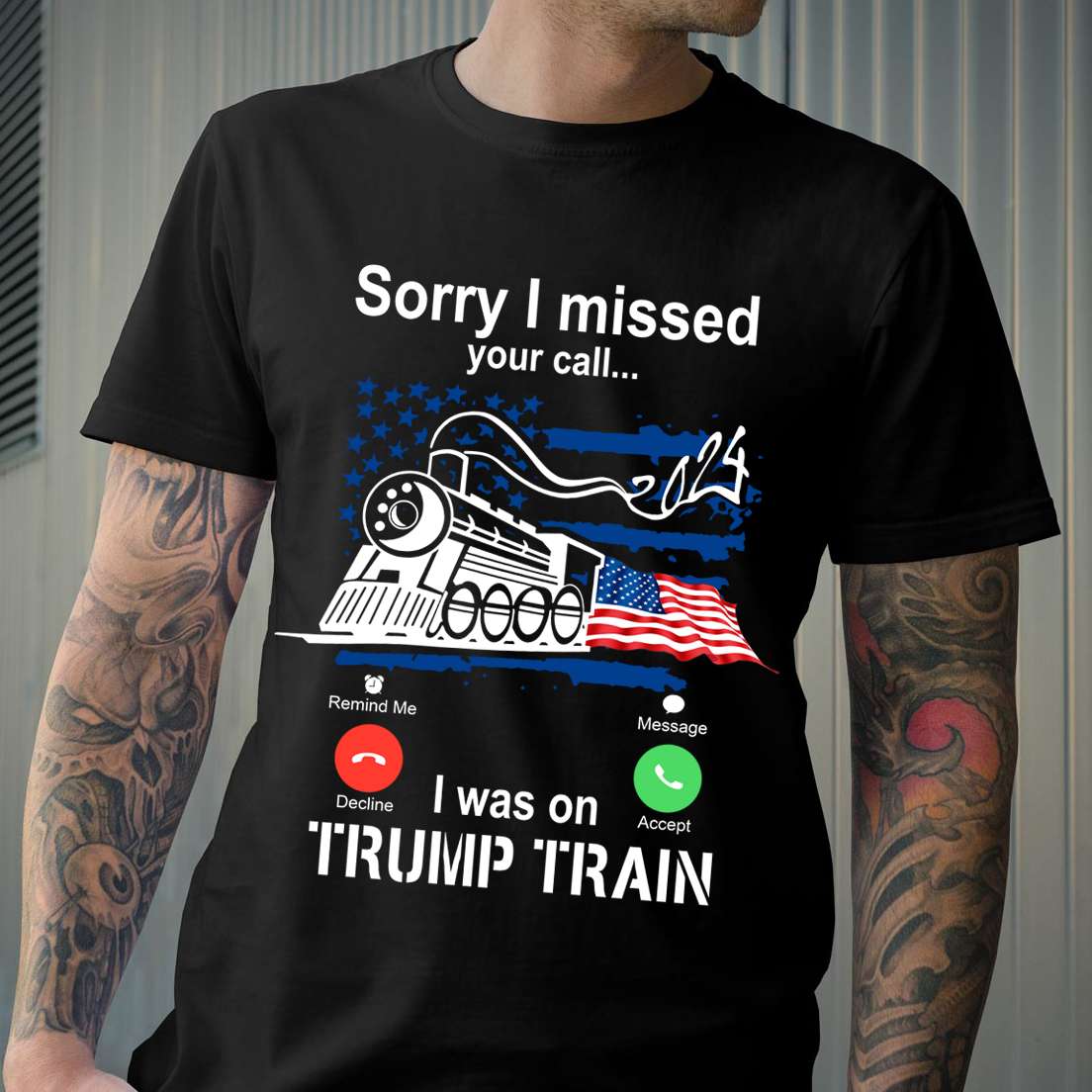 Sorry I missed your call I was on Trump Train - Donald Trump, America president