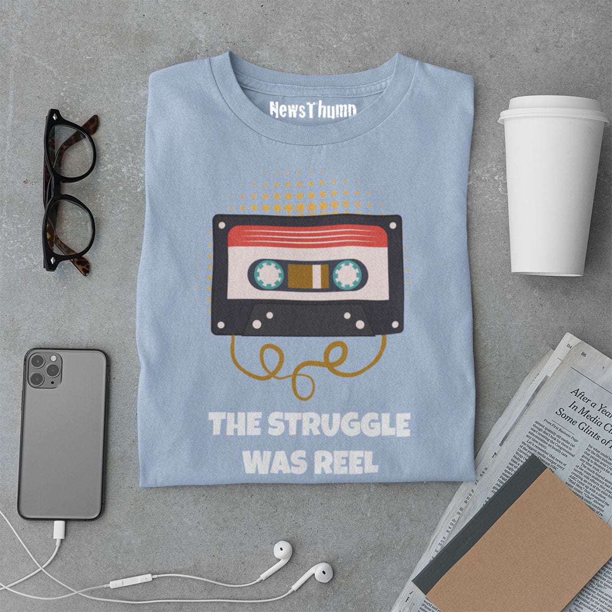 The struggle was reel - Music cassete