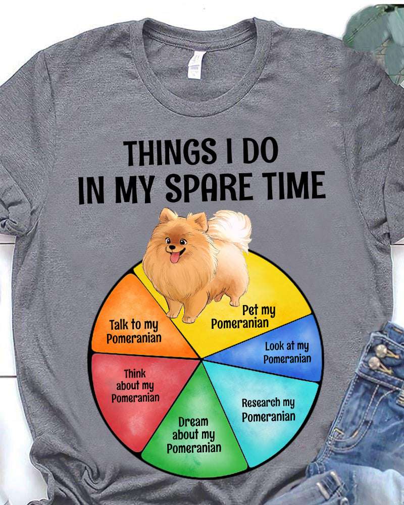 Things I do in my spare time - Pet my pomeranian, research my pomeranina, pomeranian dog