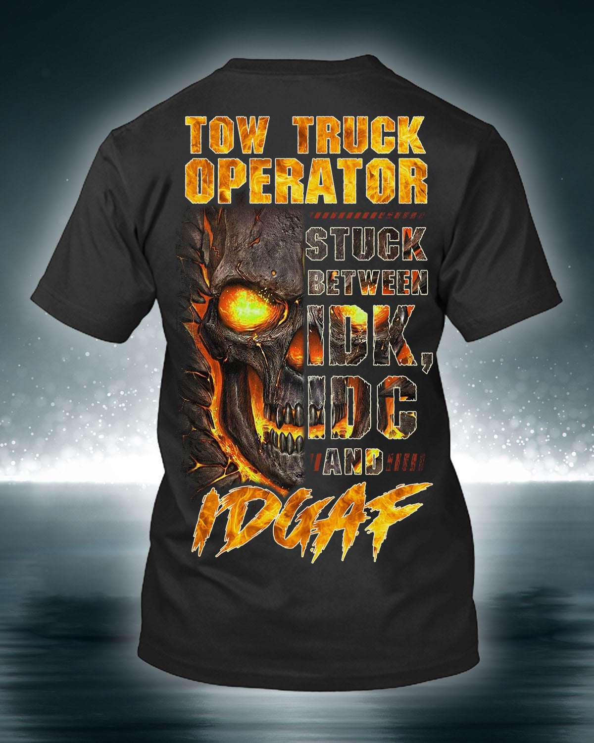 Tow truck operator stuck between IDK, IDC and IDGAF - Flame evil
