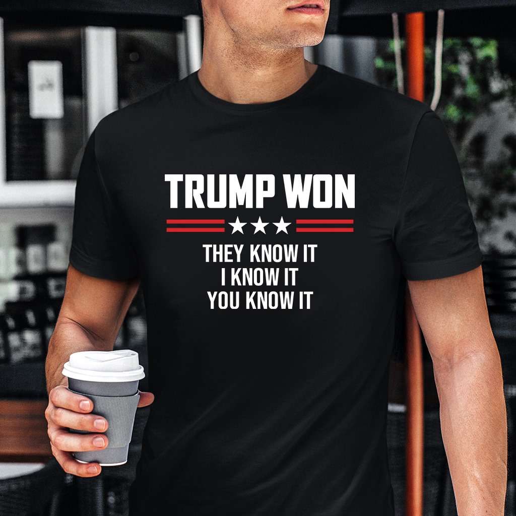 Trump won they know it, I know it, you know it - Donald Trump, Trump America president