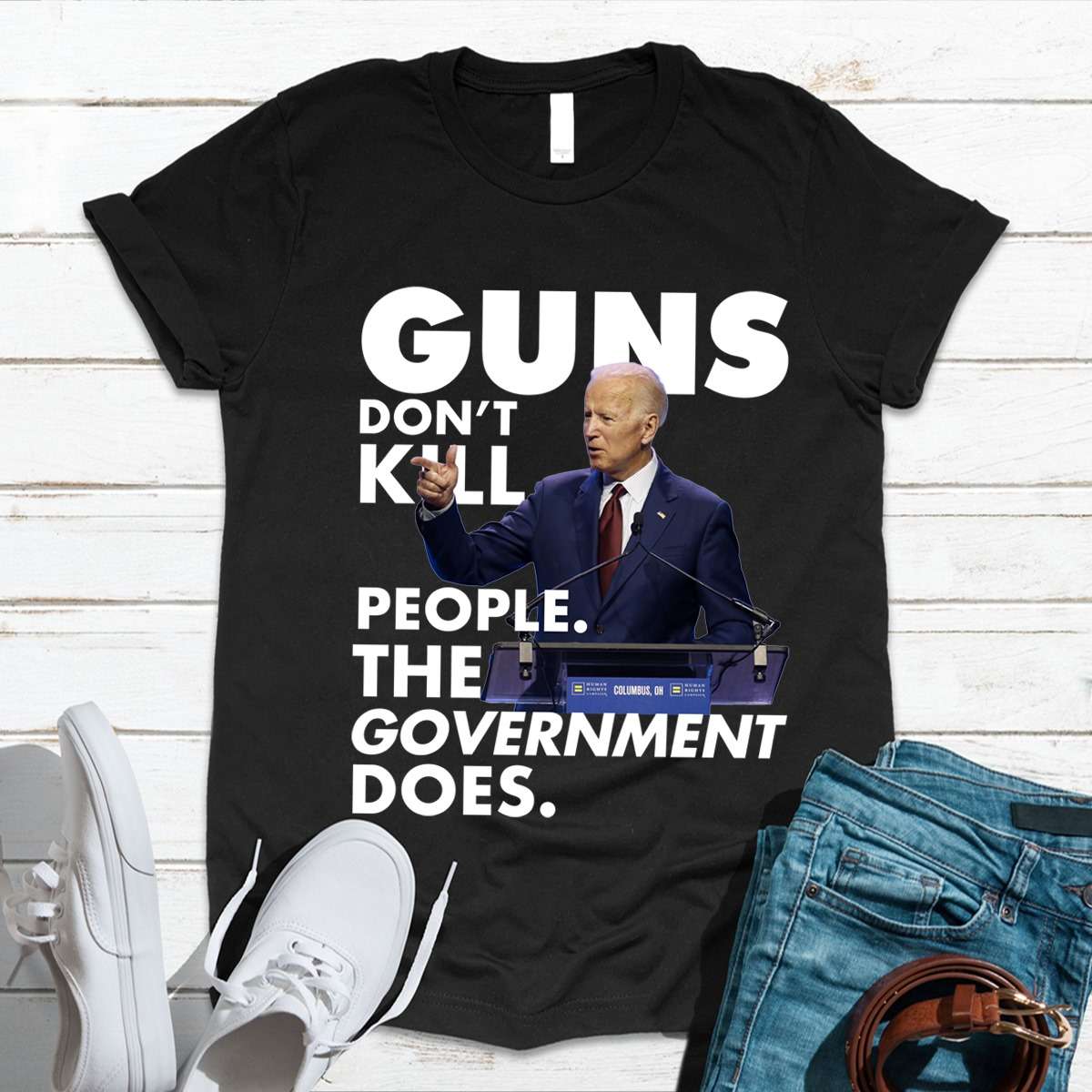 Guns don't kill people the government does