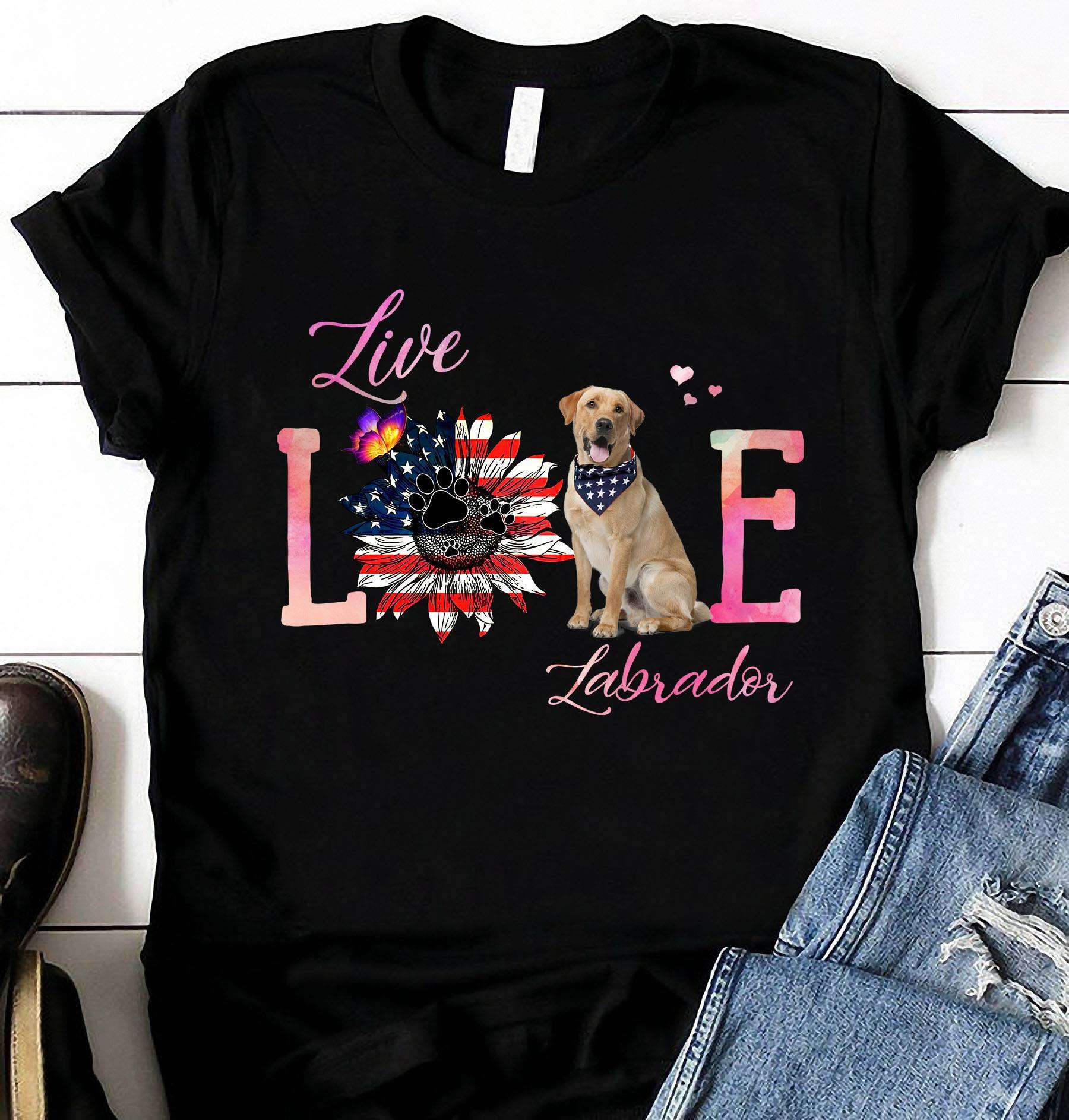 Labrador Dog - Live love labrador