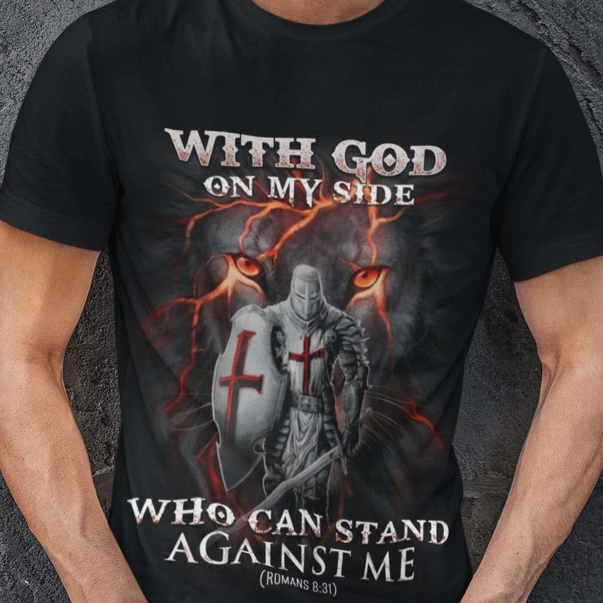 Lion God - With god on my side who can stand against me Shirt, Hoodie ...