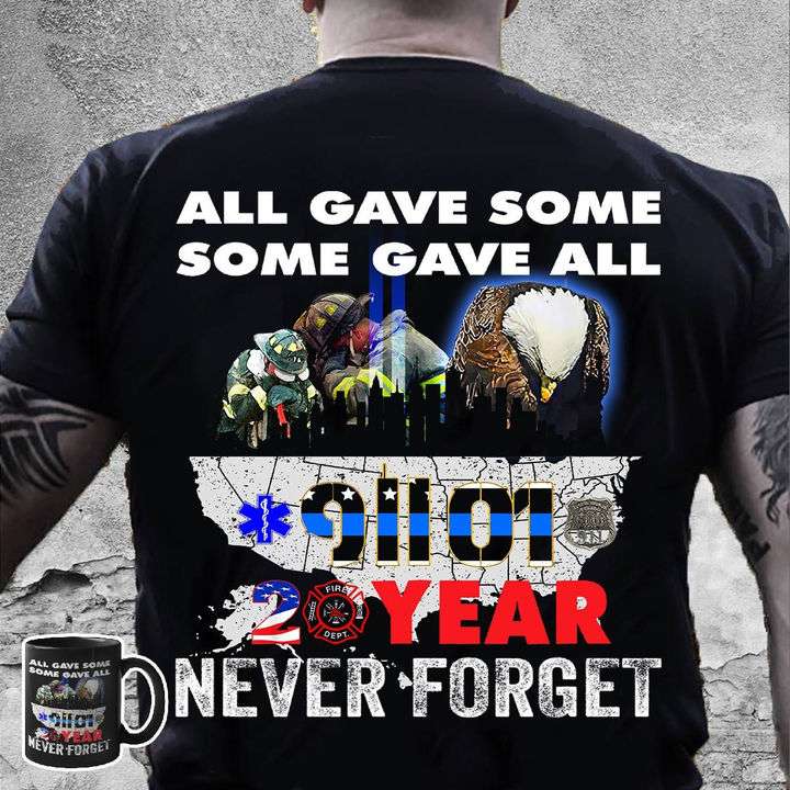 Eagle Firefighter - All gave some some gave all 9.11.01 year never forget