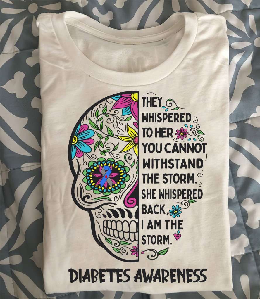 Diabetes Skull - They whispered to her you cannot withstand the storm