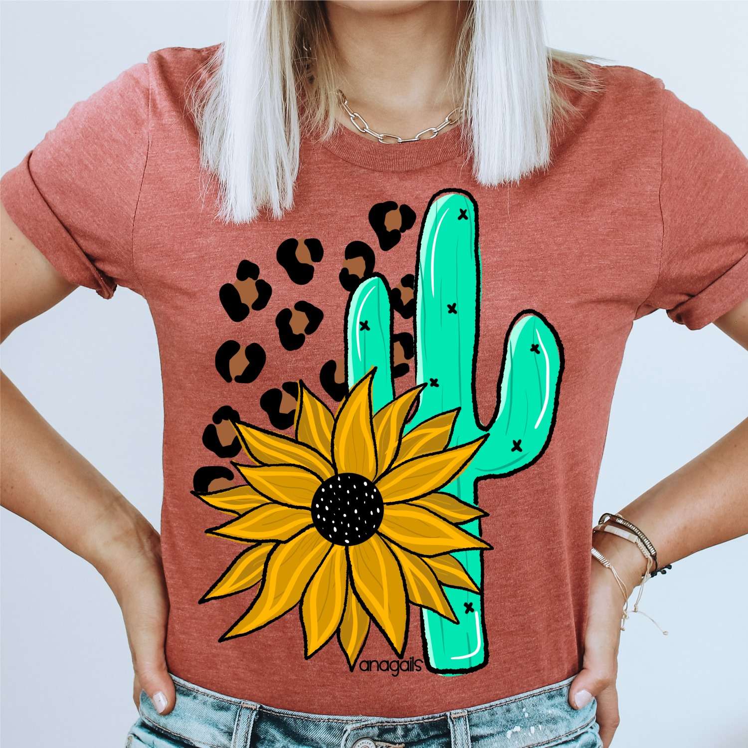 Sunflower Castus - Anagals T shirt for girl