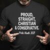 Proud straight christian and conservative pride month 2021