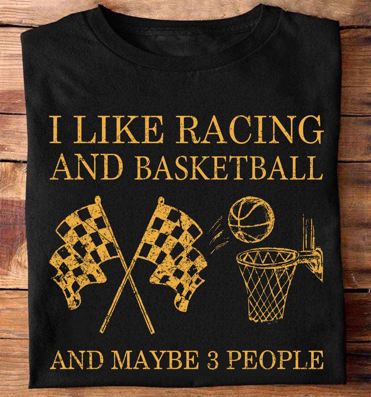 Racing Flag Basketball - I like racing and basketball and maybe 3 people
