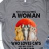 August Birthday Woman, Woman Love Cat - Never underestimate a woman who loves cats and was born in august