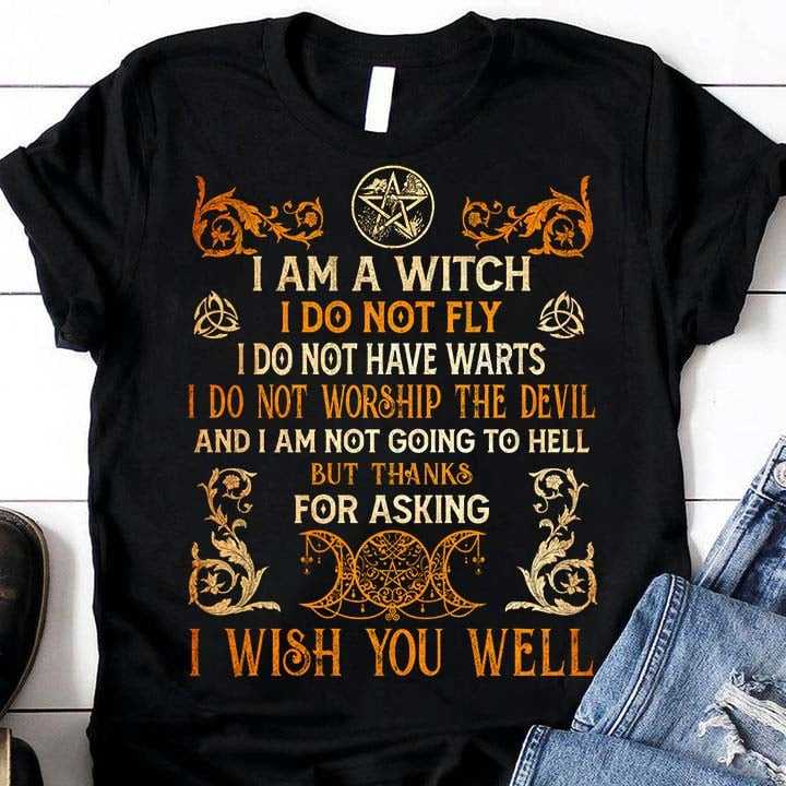 I am a witch i do not fly i do not have warts i do not worship the devil