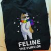 Cat With LGBT Scarf - Feline the purride