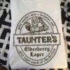 Taunter's elderberry lager your mother was a hamster and you lager smelt of elderberries
