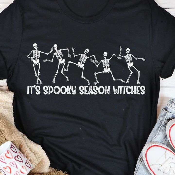 Funny Skeleton - It's skoopy season witches