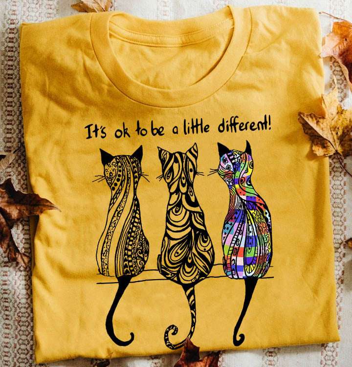 Three Cats - It's ok to be a little different