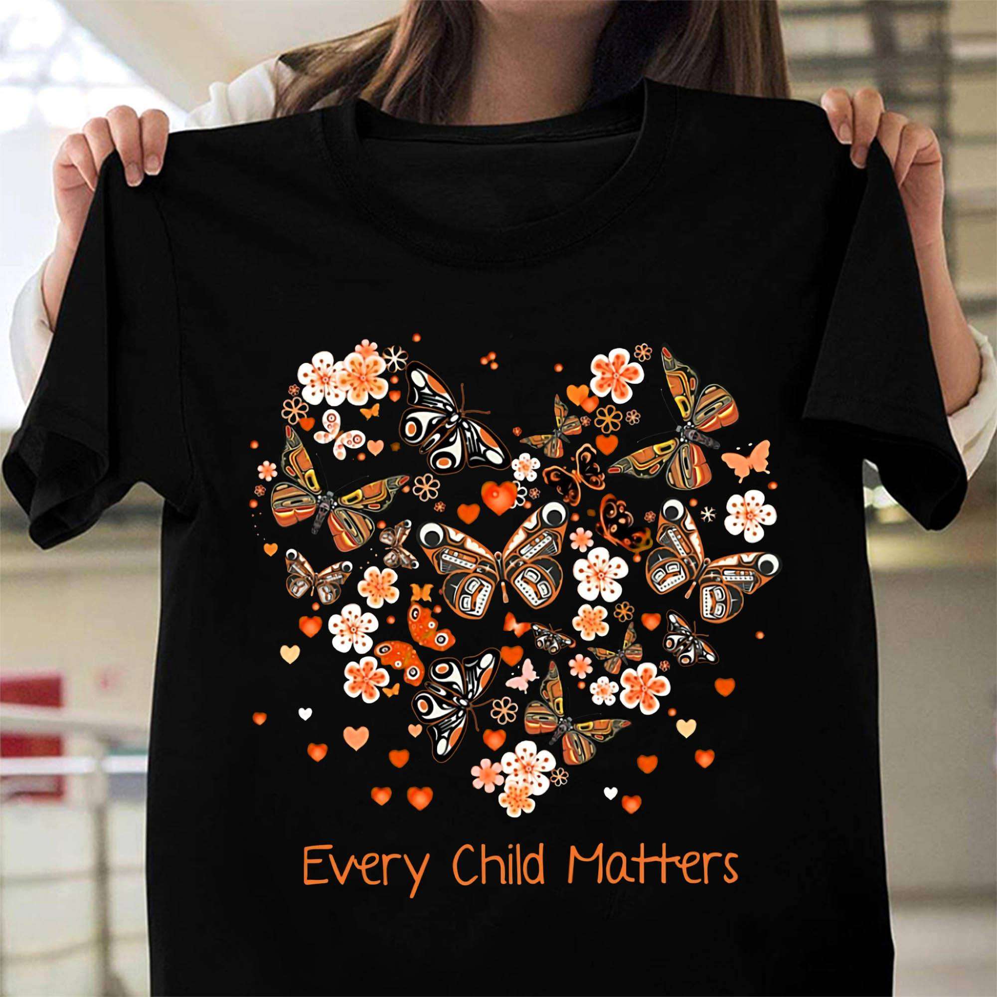 Flower Butterflt Heart - Every child matter