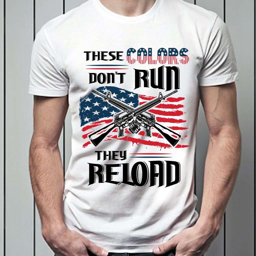 America Flag Gun - These colors don't run they reload