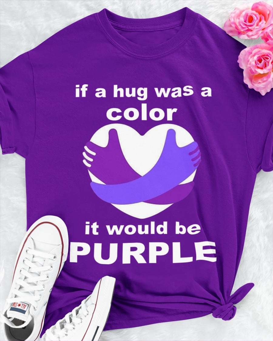 Hug Heart - If a hug waas a color it would be purple