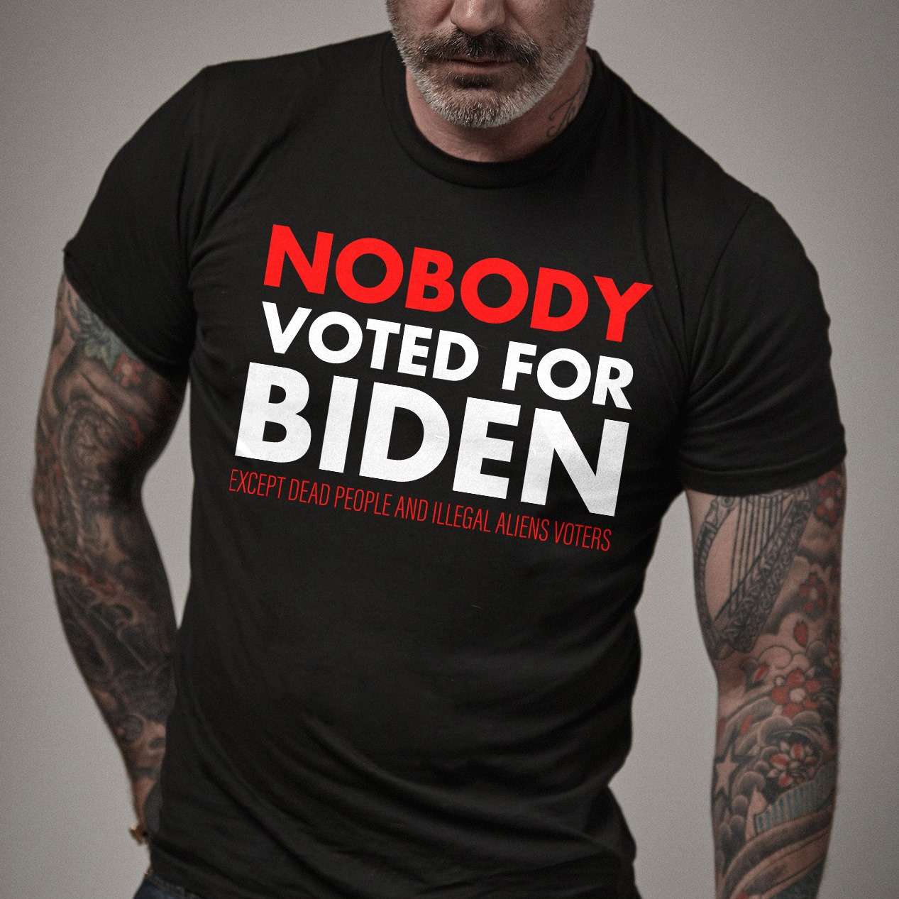 Nobody voted for biden except dead people and illegal aliens voters