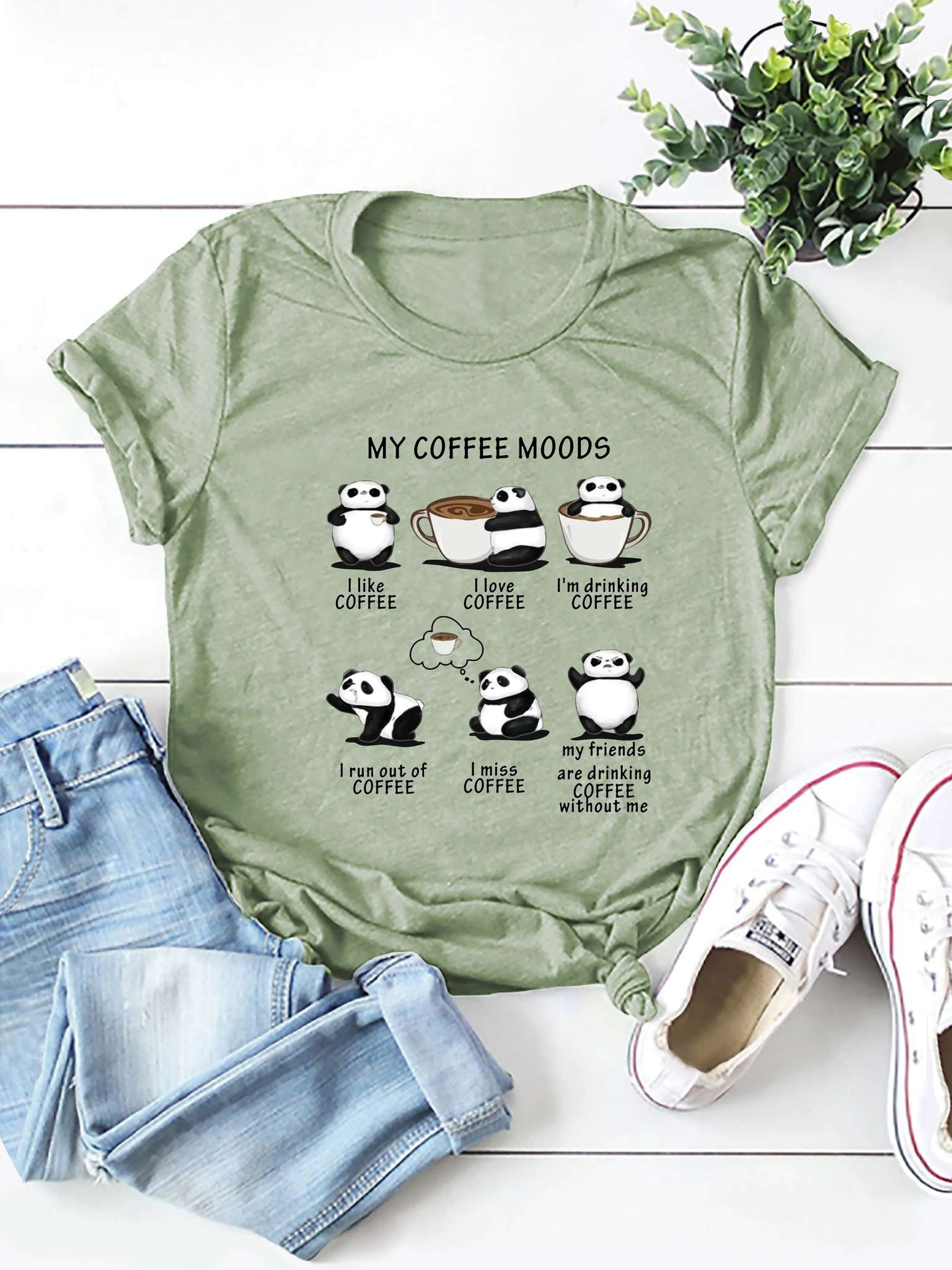 Coffee Panda - My coffee moods i like coffee i love coffee i'm drinking coffee i run out of coffee i miss coffee