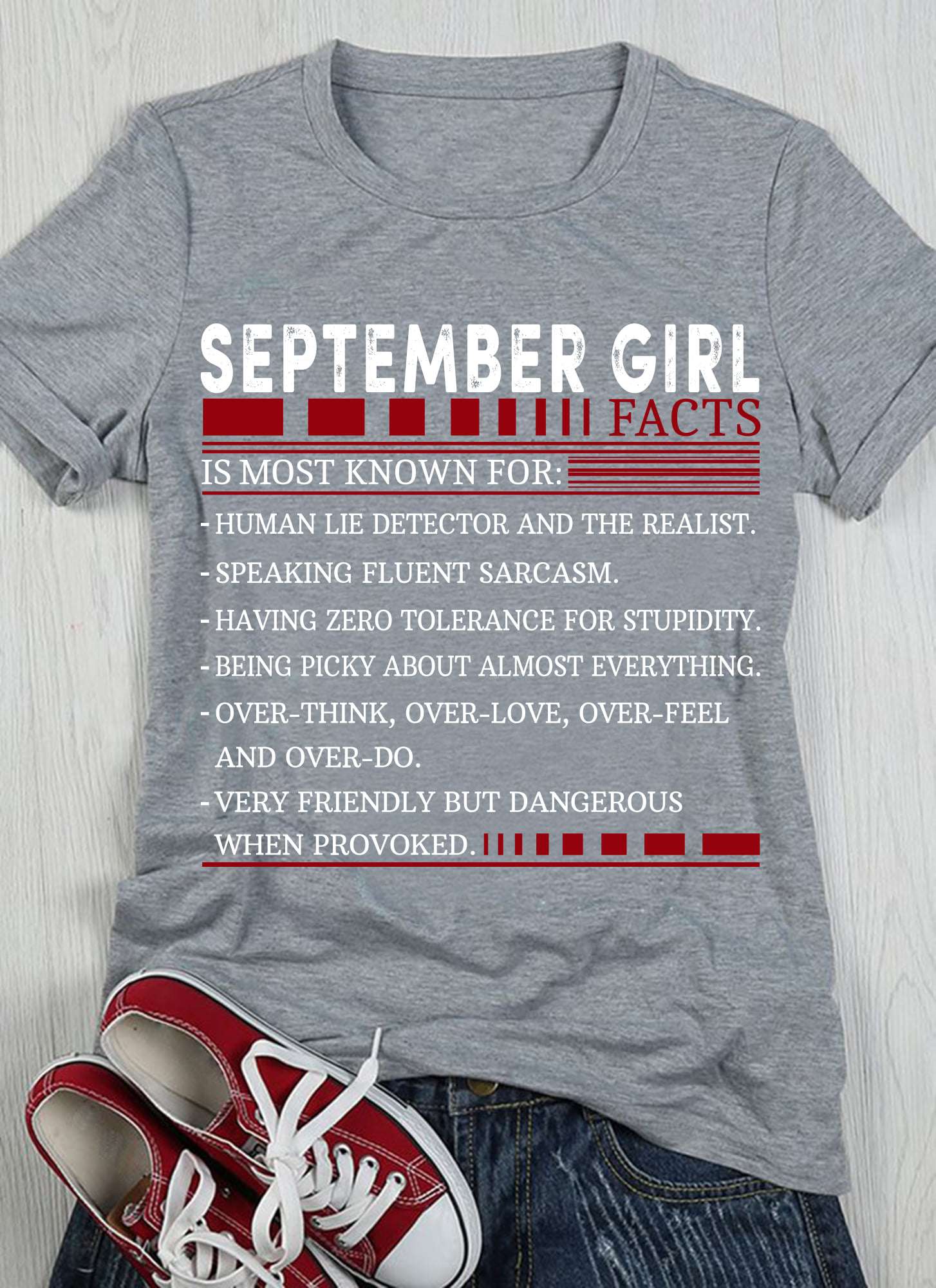 September Girl facts is most know for human lie detector anf the realist speaking fluent sarcasm