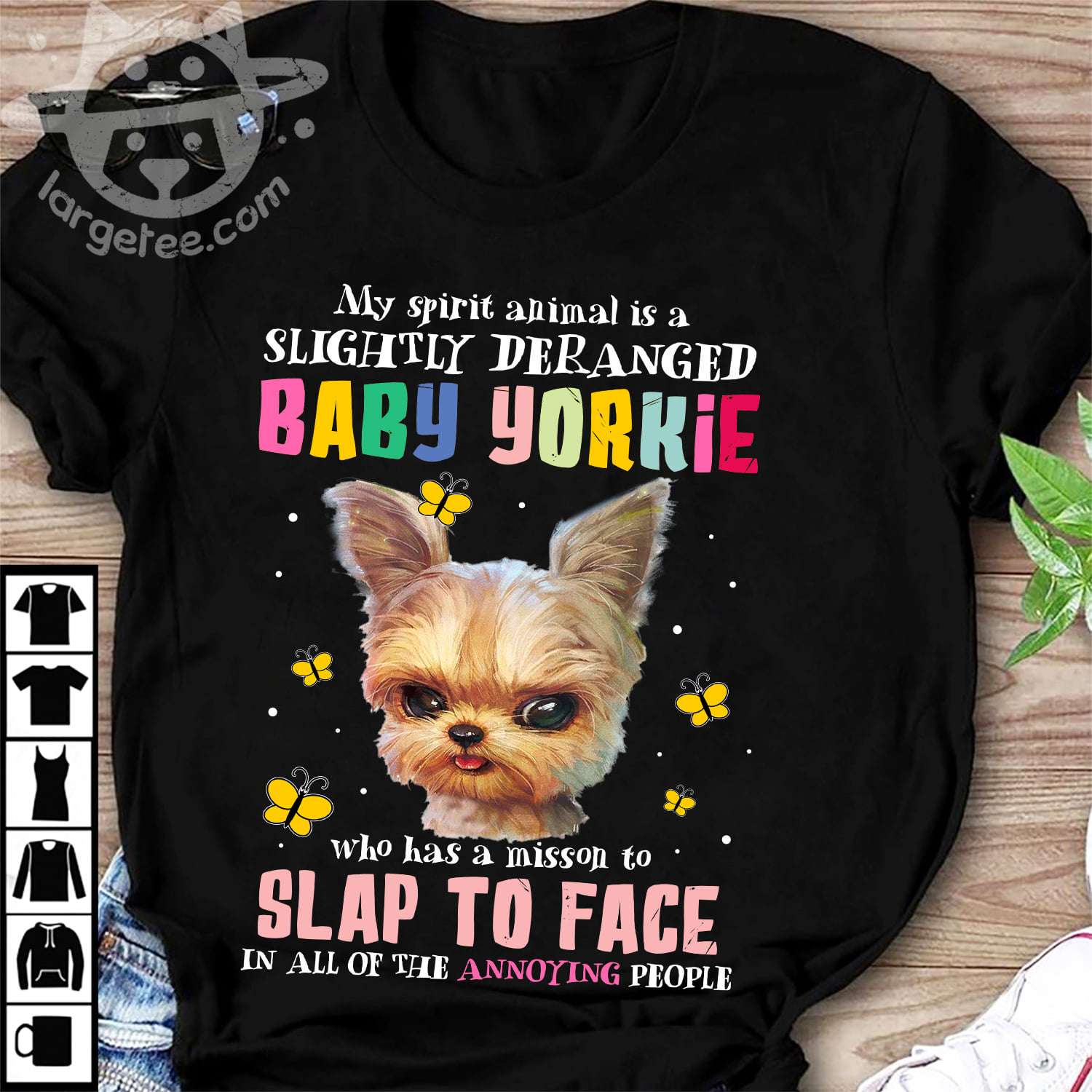 Baby Yorkie - My spirit is a slightly deranged baby yorkie who has a mission to salp to face