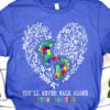 Heart Foot - You'll never walk alone autism awareness