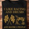 Racing Flag Drums - I like racing and drums and maybe 3 people