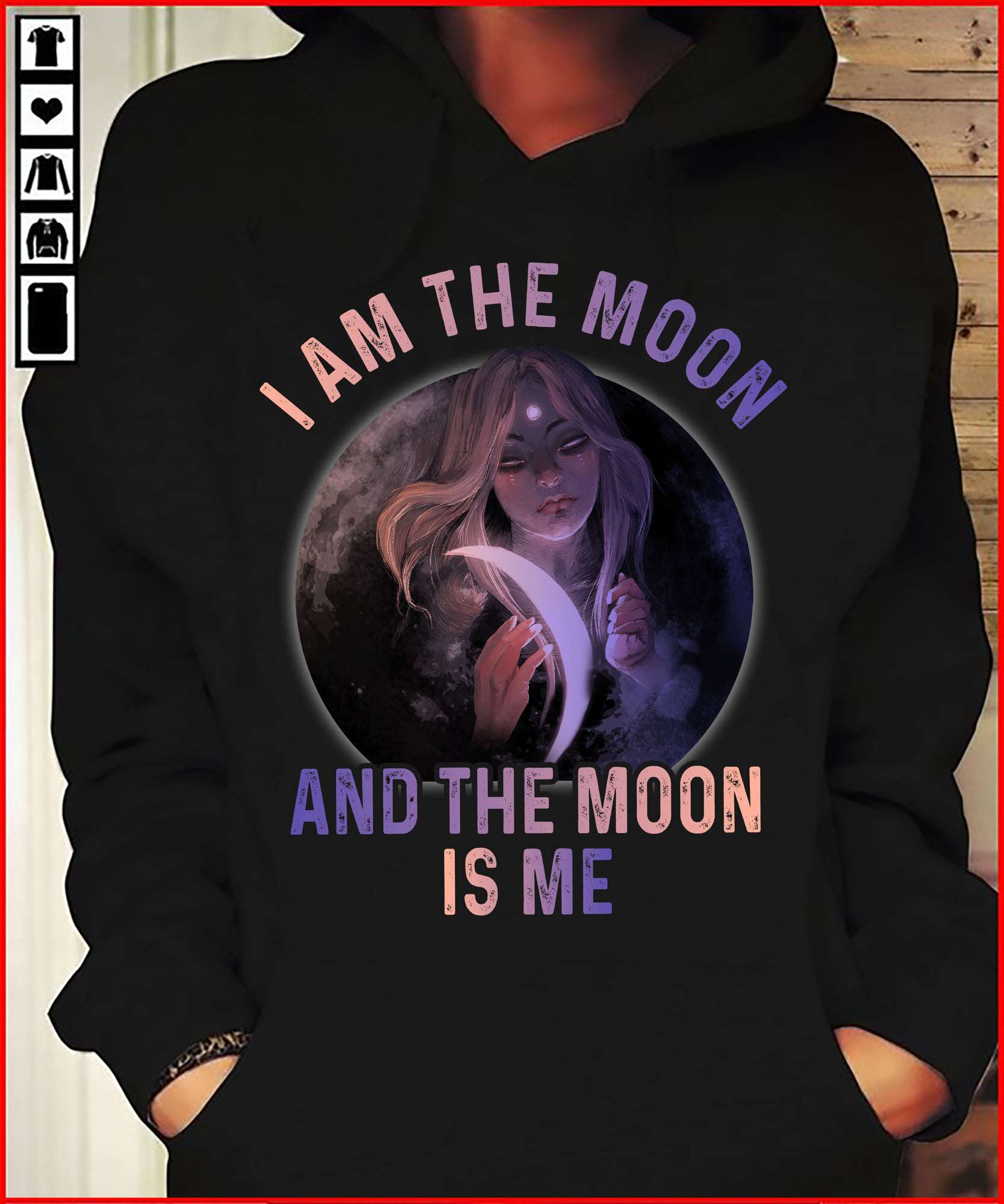 Moon Girl - I am the moon and the moon is me