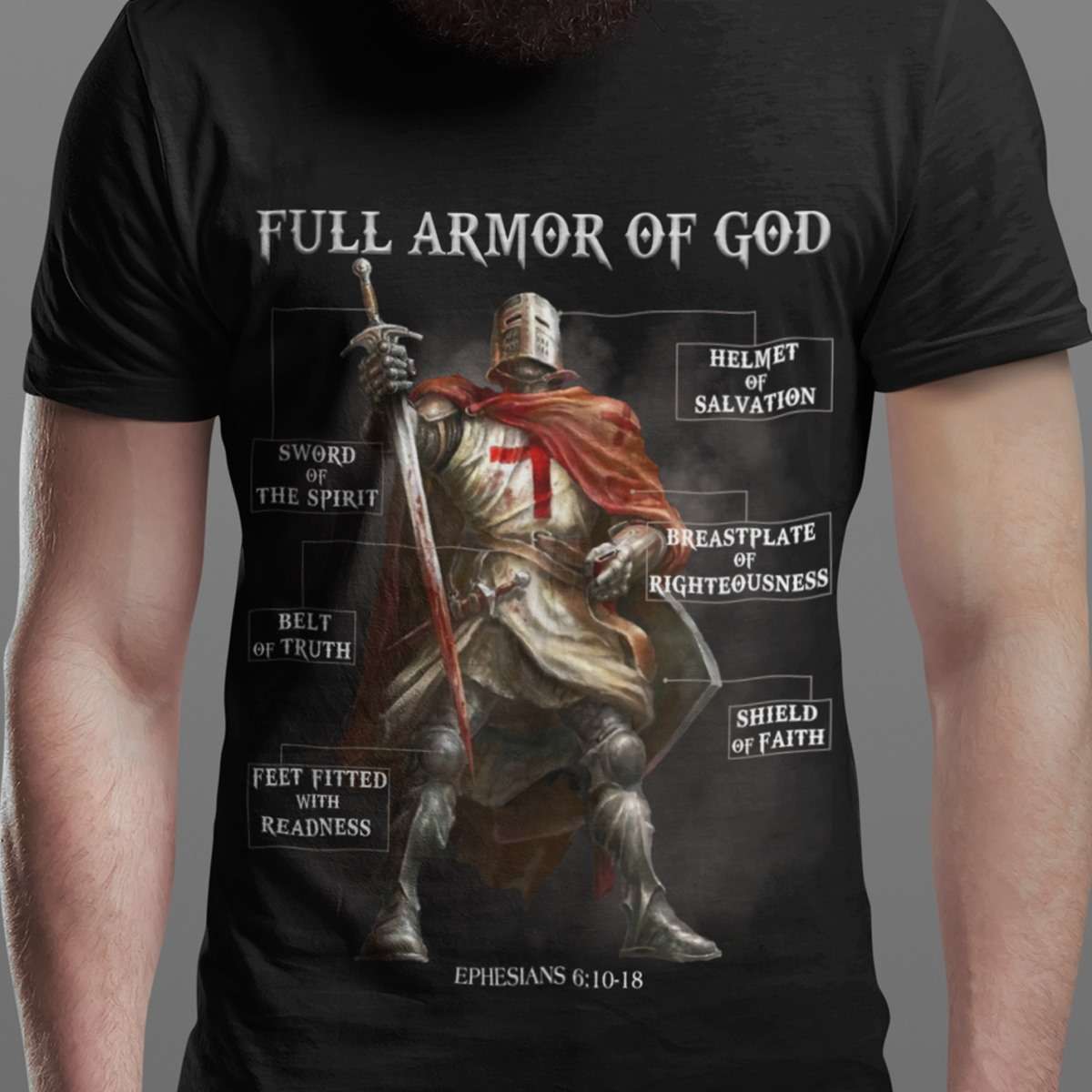 Full armor of god sword of the spirit belt of truth feet fitted with readness