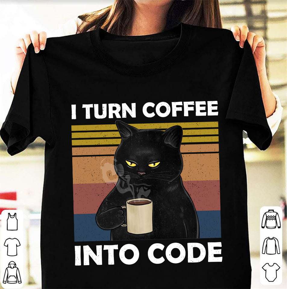 Black Cat Coffee - I turn coffee into code