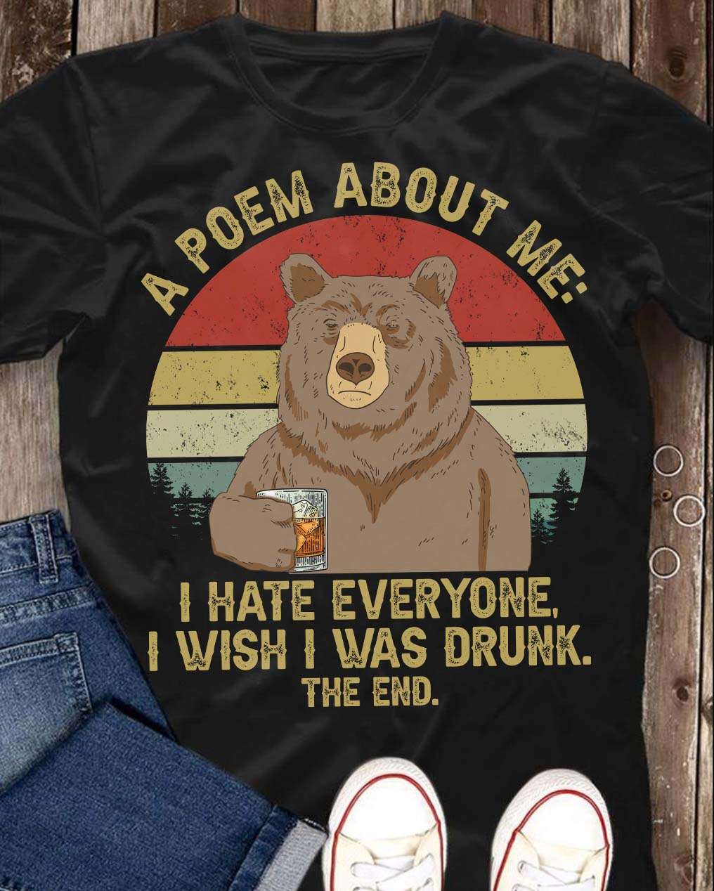 A poem about me - I hate everyone, I wish I was drunk, bear and beer
