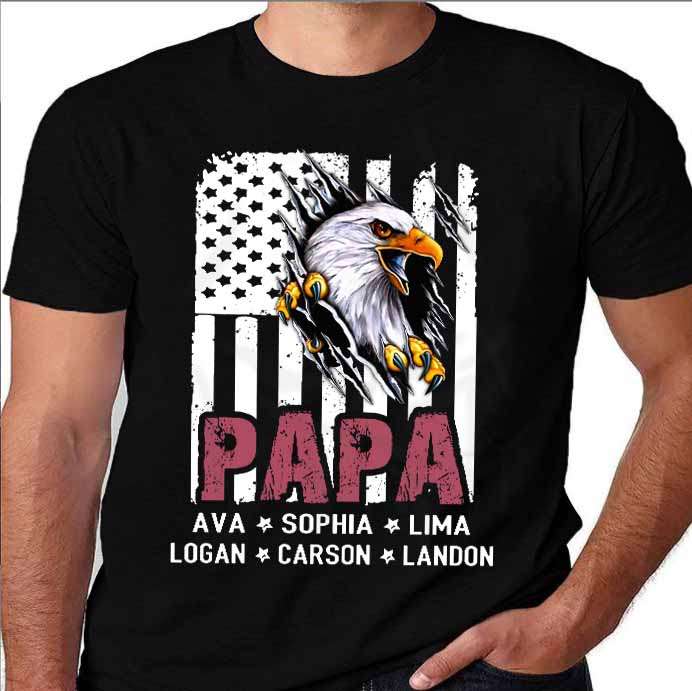 American papa - Ealge symbol of America, America country flag