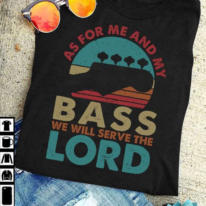 As for me and my bass we will serve the lord - Bass guitar player